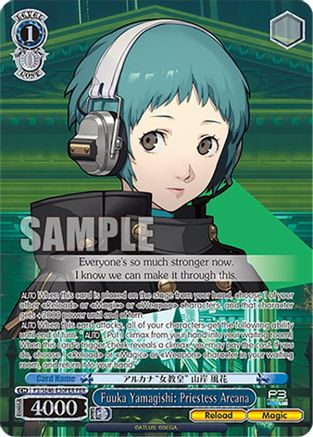 Fuuka Yamagishi: Priestess Arcana (PER) (P3/SE46-E50PERPER) - Persona 3 Reload Premium Booster