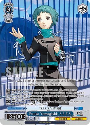 Fuuka Yamagishi: S.E.E.S. (PER) (P3/SE46-E54PERPER) - Persona 3 Reload Premium Booster