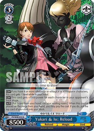 Yukari & Io: Reload (P3/SE46-E55N) - Persona 3 Reload Premium Booster