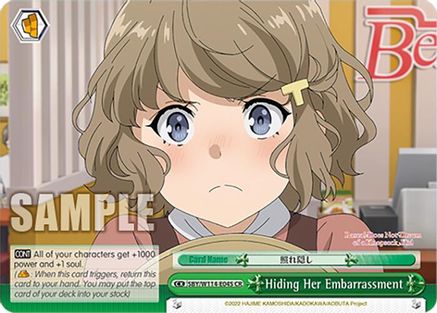 Hiding Her Embarrassment (SBY/W114-E045 CR) - Rascal Does Not Dream Series