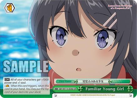 Familiar Young Girl (SBY/W114-E046 CR) - Rascal Does Not Dream Series