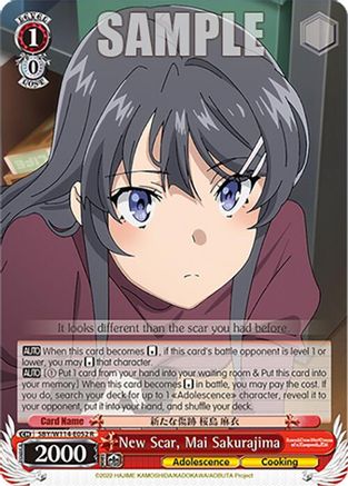 New Scar, Mai Sakurajima (SBY/W114-E052 R) - Rascal Does Not Dream Series