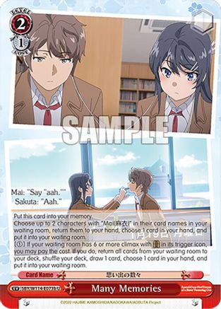 Many Memories (B) (SBY/W114-E073b U) - Rascal Does Not Dream Series