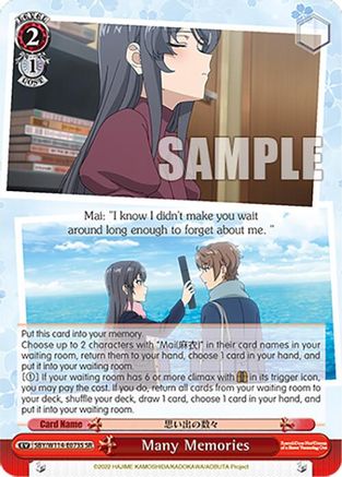 Many Memories (SR) (SBY/W114-E073S SR) - Rascal Does Not Dream Series