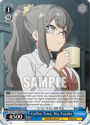 Coffee Time, Rio Futaba (SR) (SBY/W114-E096S SR) - Rascal Does Not Dream Series
