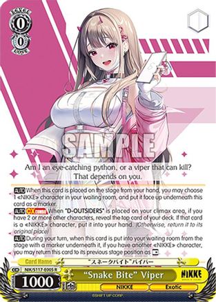 "Snake Bite" Viper (NIK/S117-E005 R) - GODDESS OF VICTORY: NIKKE