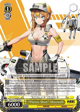 "Pierce Shot" Maxwell (NIK/S117-E014 U) - GODDESS OF VICTORY: NIKKE