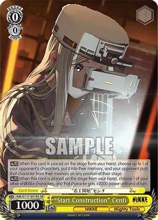"Start Construction" Centi (SR) (NIK/S117-E018S SR) - GODDESS OF VICTORY: NIKKE