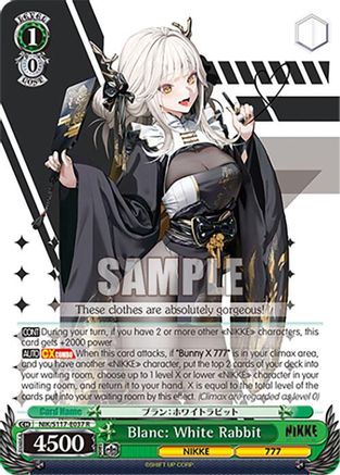 Blanc: White Rabbit (NIK/S117-E037 R) - GODDESS OF VICTORY: NIKKE