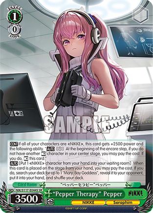 "Pepper Therapy" Pepper (SR) (NIK/S117-E044S SR) - GODDESS OF VICTORY: NIKKE