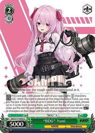 "BDG" Yuni (NIK/S117-E052 C) - GODDESS OF VICTORY: NIKKE