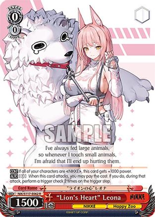 "Lion's Heart" Leona (NIK/S117-E062 R) - GODDESS OF VICTORY: NIKKE