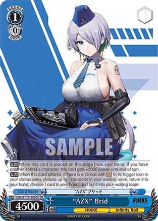 "AZX" Brid (SR) (NIK/S117-E090S SR) - GODDESS OF VICTORY: NIKKE