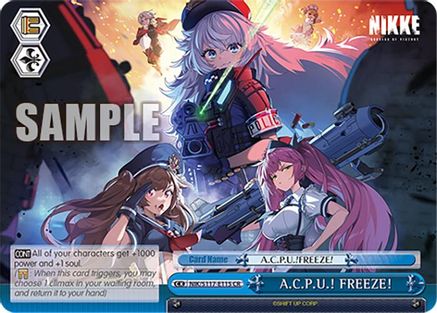 A.C.P.U.! FREEZE! (NIK/S117-E115 CR) - GODDESS OF VICTORY: NIKKE