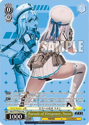 Pursuit of Firepower, Neon (PR) (NIK/S117-PE01 PR) - GODDESS OF VICTORY: NIKKE
