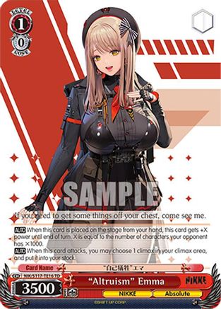 "Altruism" Emma (NIK/S117-TE16 TD) - GODDESS OF VICTORY: NIKKE