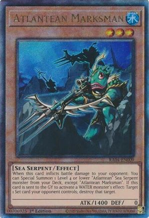Atlantean Marksman (PUR) (RA04-EN009) - Quarter Century Stampede 1st Edition