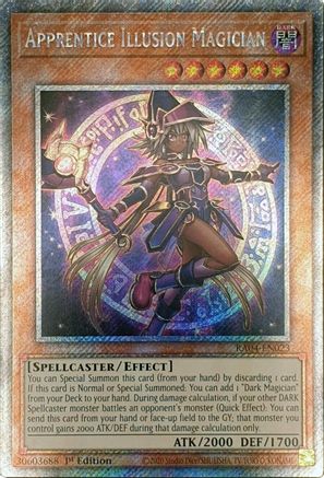 Apprentice Illusion Magician (Platinum Secret Rare) (RA04-EN023) - Quarter Century Stampede 1st Edition