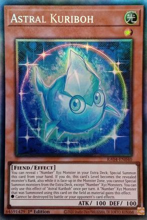 Astral Kuriboh (PCR) (RA04-EN040) - Quarter Century Stampede 1st Edition