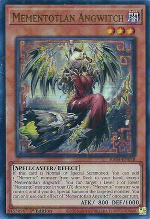 Mementotlan Angwitch (UR) (RA04-EN048) - Quarter Century Stampede 1st Edition