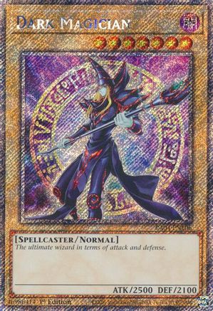 Dark Magician (8th Art) (Platinum Secret Rare) (RA04-EN106) - Quarter Century Stampede 1st Edition