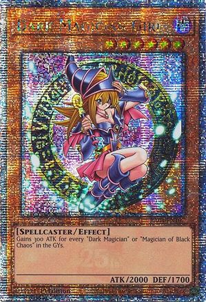 Dark Magician Girl (3rd Art) (Quarter Century Secret Rare) (RA04-EN107) - Quarter Century Stampede 1st Edition