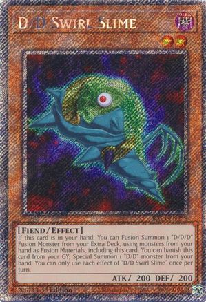 D/D Swirl Slime (Platinum Secret Rare) (RA04-EN258) - Quarter Century Stampede 1st Edition