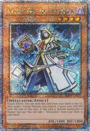 Aleister the Invoker (Quarter Century Secret Rare) (RA04-EN278) - Quarter Century Stampede 1st Edition