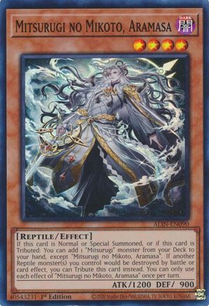 Mitsurugi no Mikoto, Aramasa (ALIN-EN090) - Alliance Insight 1st Edition