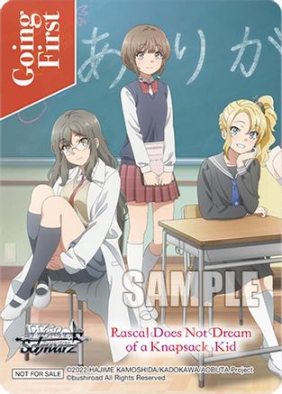 Going First (Rascal Does Not Dream of a Knapsack Kid) (2) - Rascal Does Not Dream Series