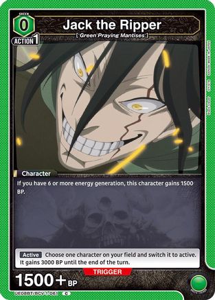 Jack the Ripper (UE08BT/BCV-1-061) - UE08BT Black Clover