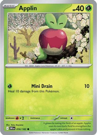 Applin 016  SV10 Destined Rivals - Common