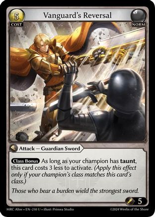 Vanguard's Reversal (210) - Mercurial Heart Alter Edition