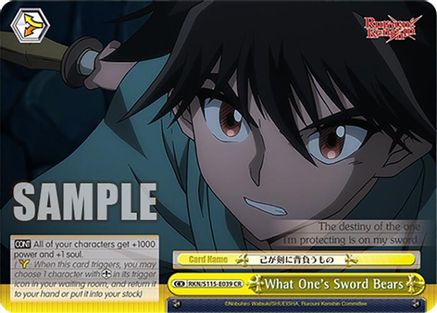 What One's Sword Bears (RKN/S115-E039 CR) - Rurouni Kenshin