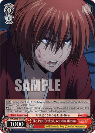 The Past Evoked, Kenshin Himura (SR) (RKN/S115-E051S SR) - Rurouni Kenshin