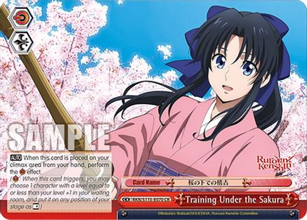 Training Under the Sakura (RKN/S115-E070 CR) - Rurouni Kenshin