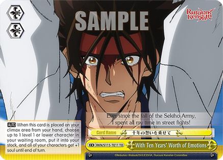 With Ten Years' Worth of Emotions (RKN/S115-TE11 TD) - Rurouni Kenshin