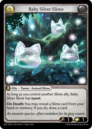 Baby Silver Slime (013) - Silvie Slime Sovreign Re Collection Lite
