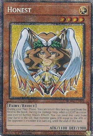 Honest (Starlight Rare) (BLMM-EN006) - Battles of Legend: Monster Mayhem 1st Edition
