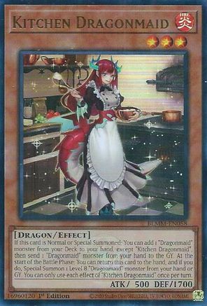 Kitchen Dragonmaid (BLMM-EN058) - Battles of Legend: Monster Mayhem 1st Edition