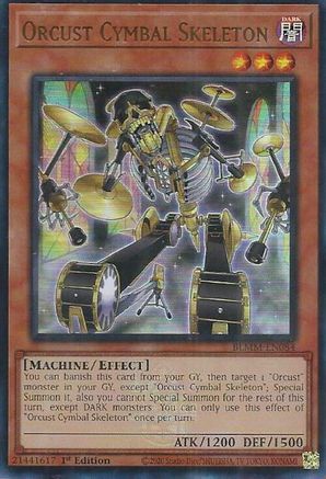 Orcust Cymbal Skeleton (BLMM-EN084) - Battles of Legend: Monster Mayhem 1st Edition