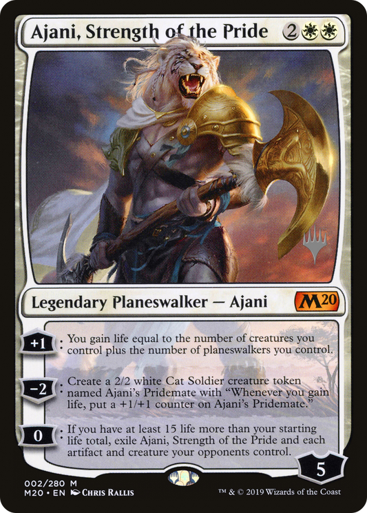 Ajani, Strength of the Pride (PPM20-002) - Core Set 2020 Promos