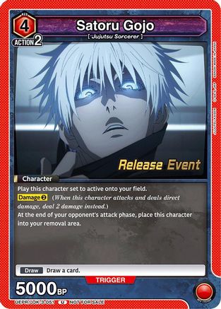 Satoru Gojo (051) (UEX02BT/JJK-3-051) - UEX02BT Jujutsu Kaisen Vol2 Release Event Cards