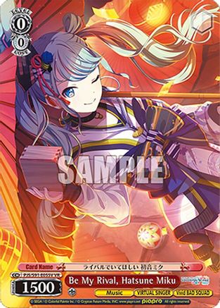 Be My Rival, Hatsune Miku (VR) (PJS/S91-E055V VR) - HATSUNE MIKU: COLORFUL STAGE!