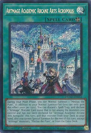 Artmage Academic Arcane Arts Acropolis (DUAD-EN054) - Duelist's Advance 1st Edition