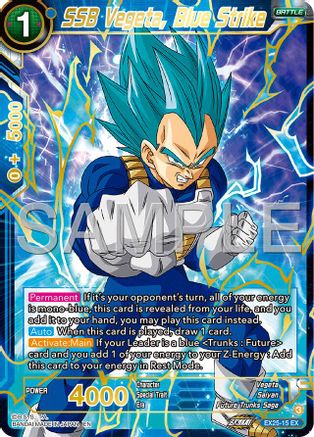 SSB Vegeta, Blue Strike (EX25-15) - Expansion Deck Box Set 25 Premium Anniversary Box 2025 Foil
