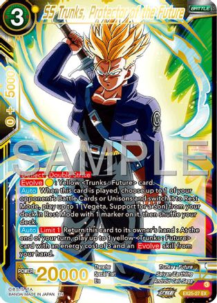 SS Trunks, Protector of the Future (EX25-27) - Expansion Deck Box Set 25 Premium Anniversary Box 2025 Foil