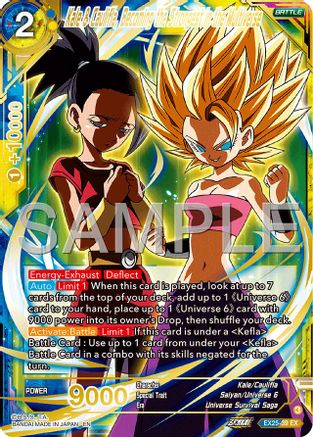 Kale & Caulifla, Becoming the Strongest in the Multiverse (EX25-39) - Expansion Deck Box Set 25 Premium Anniversary Box 2025 Foil