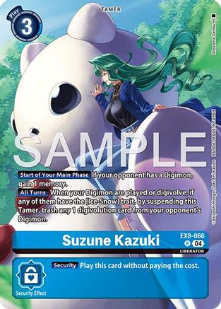 Suzune Kazuki (Digimon Liberator Debuggers Set) (EX8-066) - Chain of Liberation Foil
