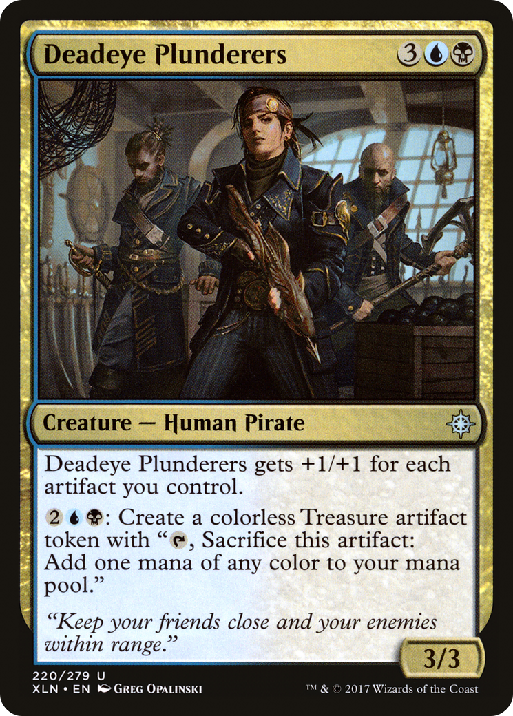 Deadeye Plunderers (XLN-220) - Ixalan Foil